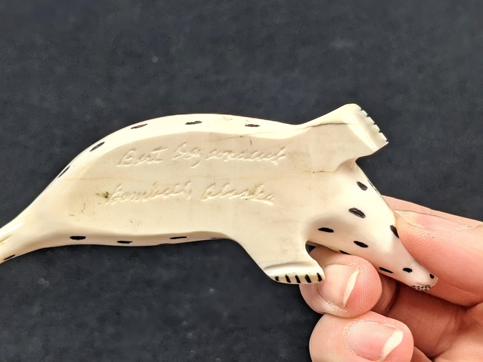 Artwork by Bert Oozevaseuk, Carved Figural Seal Sculpture, Made of Carved Figural Seal Sculpture