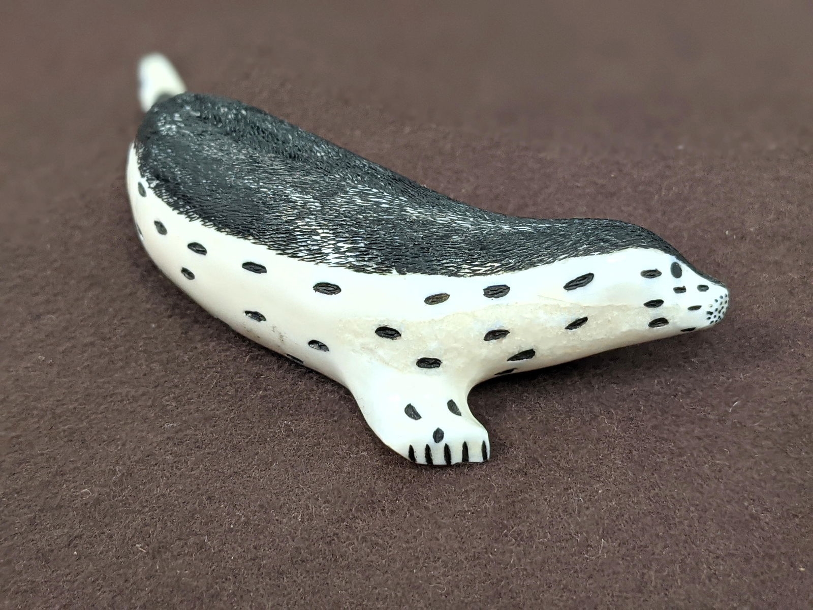 Artwork by Bert Oozevaseuk, Carved Figural Seal Sculpture, Made of Carved Figural Seal Sculpture