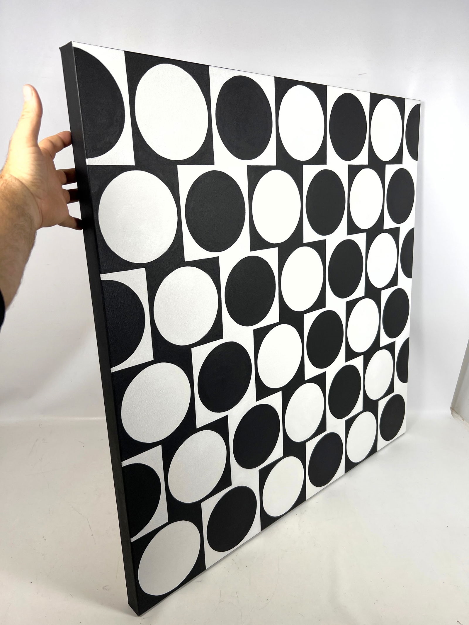 Tim Ray Fisher | Modernist OP ART Painting | MutualArt