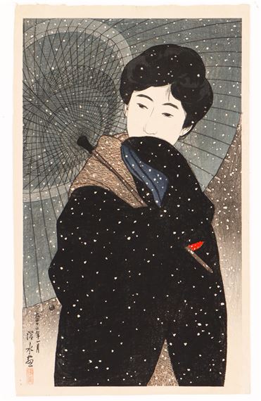 Yuki no yo by Shinsui Ito, 1923