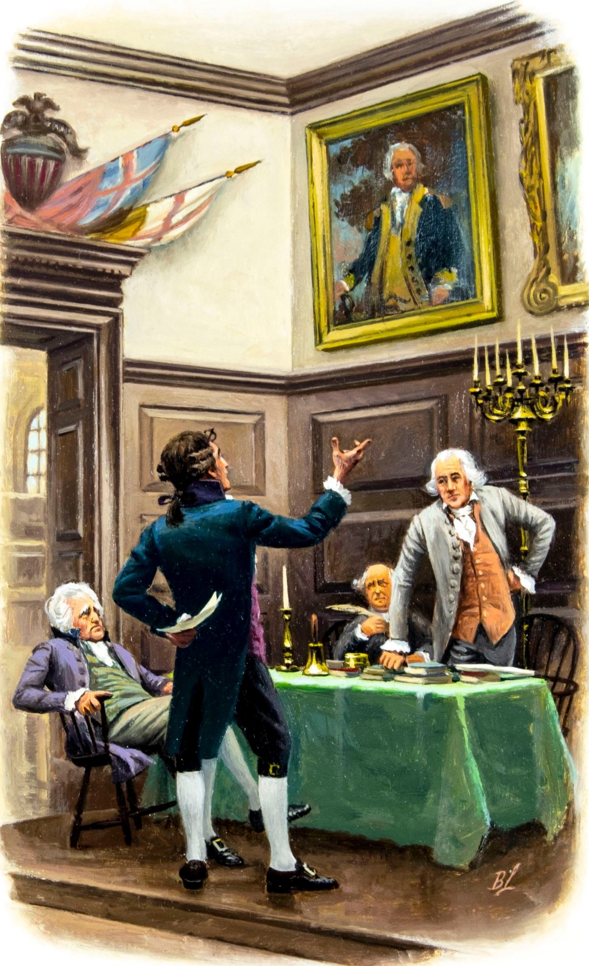 Artwork by Birney Lettick, Illustration, Made of Oil On Board