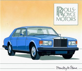 Rolls Royce Car Silver Spirit - Stanley Paine
