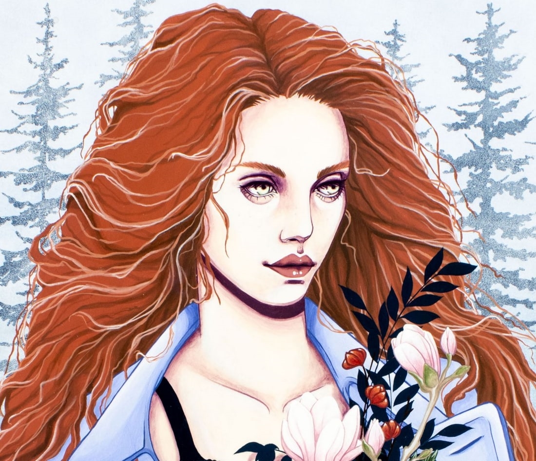 Artwork by Elisabetta Boscolo, Wild Flowers, Made of Acrylic On Canvas Board