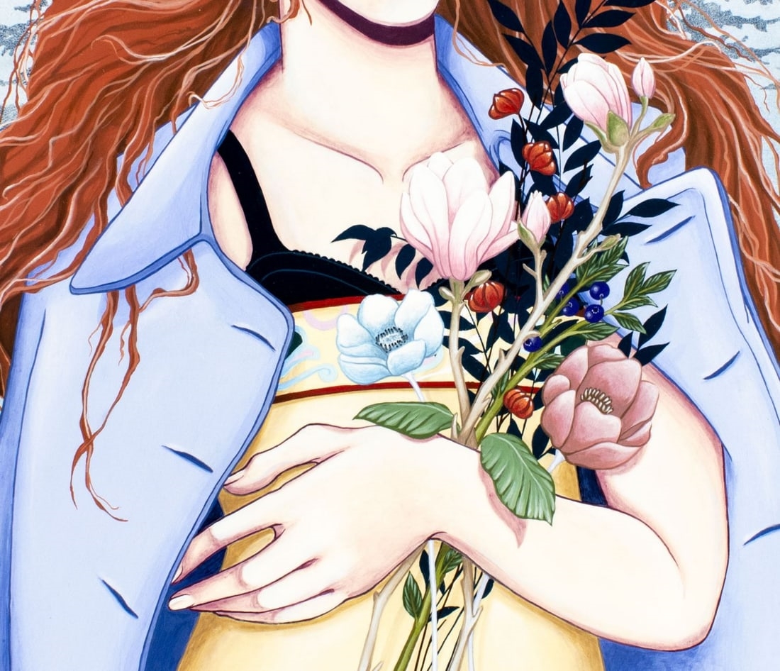 Artwork by Elisabetta Boscolo, Wild Flowers, Made of Acrylic On Canvas Board