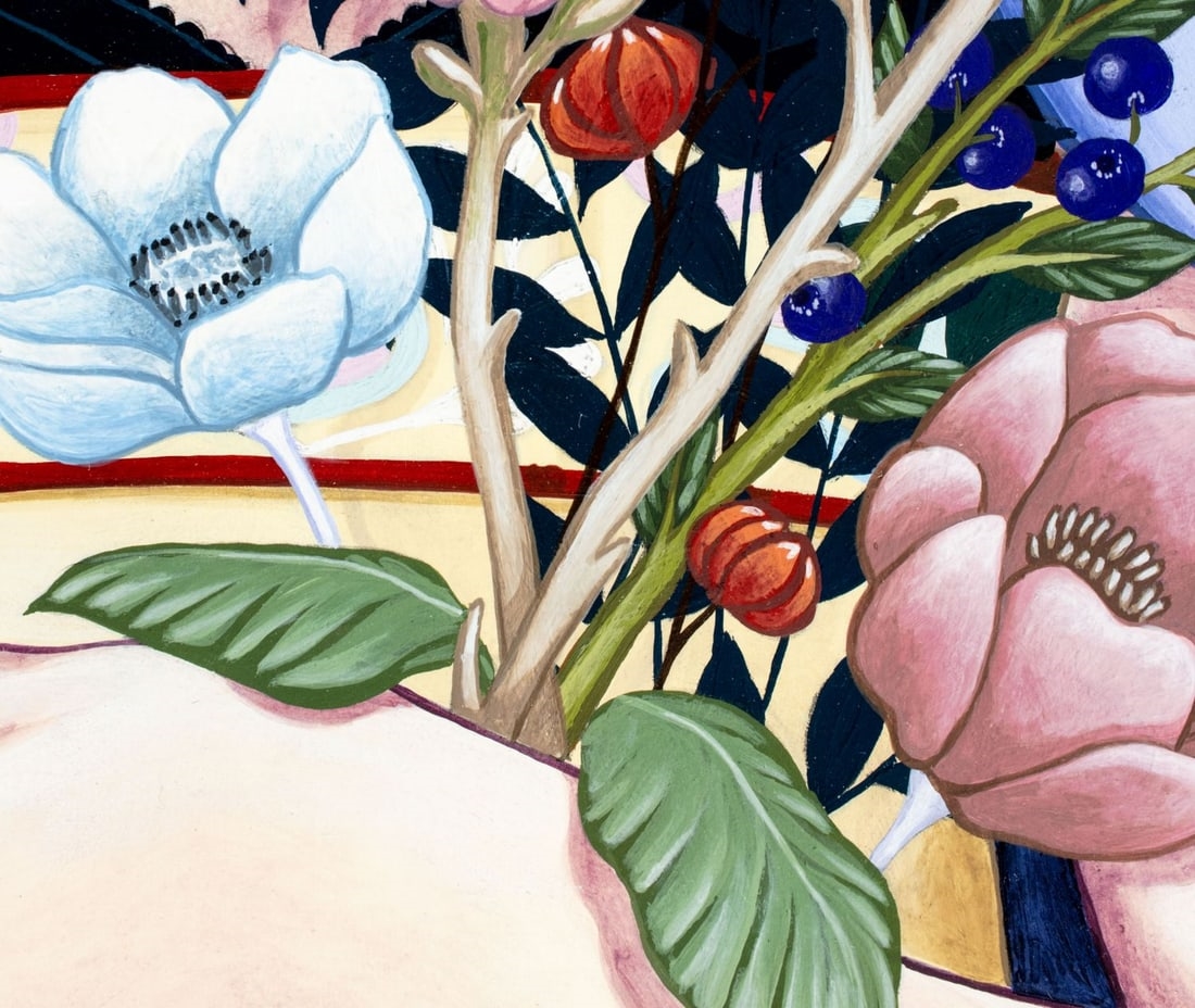 Artwork by Elisabetta Boscolo, Wild Flowers, Made of Acrylic On Canvas Board