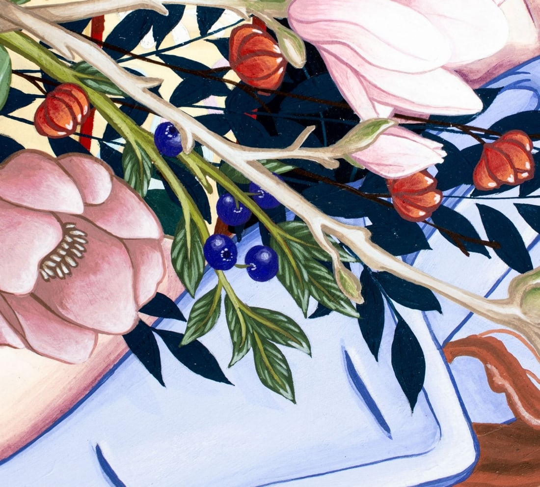 Artwork by Elisabetta Boscolo, Wild Flowers, Made of Acrylic On Canvas Board