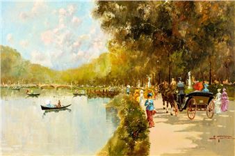 Park Scene - Antonio Gravina