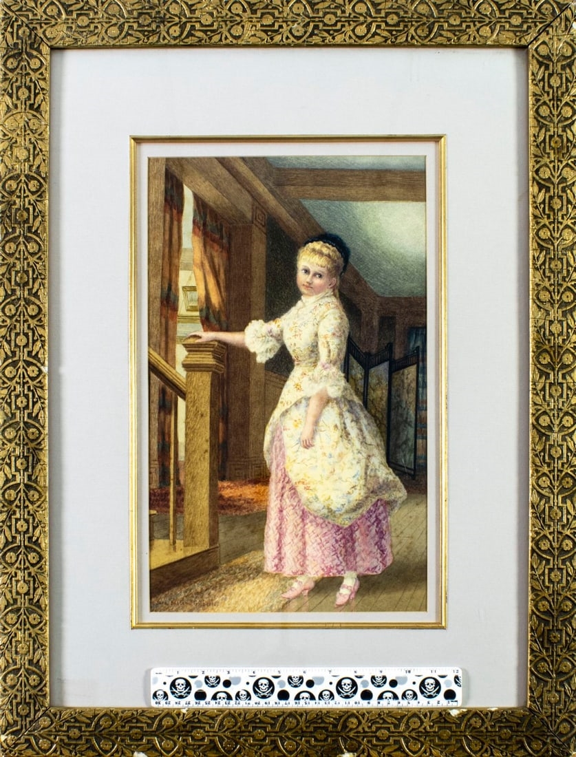 Sara Bascom Gilbert | Portrait of Girl | MutualArt