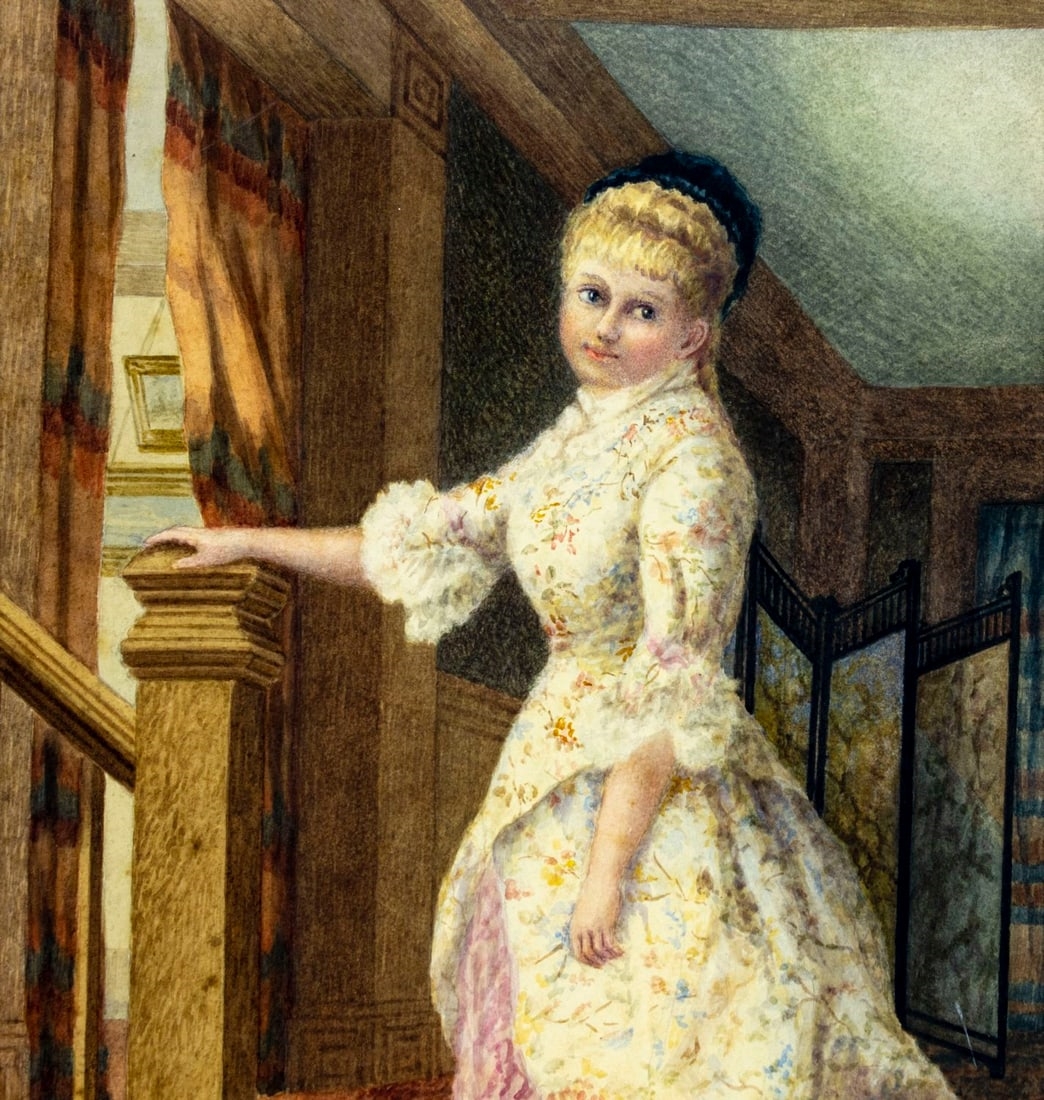 Sara Bascom Gilbert | Portrait of Girl | MutualArt