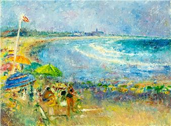 Landscape - On the Shore, Narragansett, Kingston, RI - Clara Klinghoffer