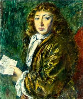 Portrait of Samuel Pepys - Clara Klinghoffer