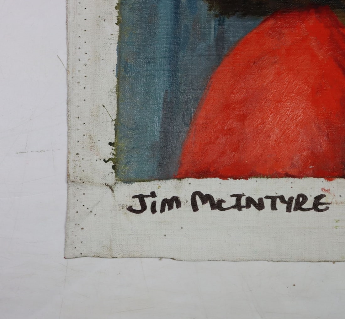 Artwork by Jim Mcintyre, Portrait of Woman, Made of Oil On Canvas