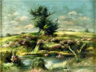 Pond Landscape - Charles M. Doughty