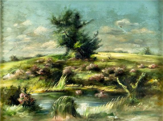 Pond Landscape by Charles M. Doughty, 1899