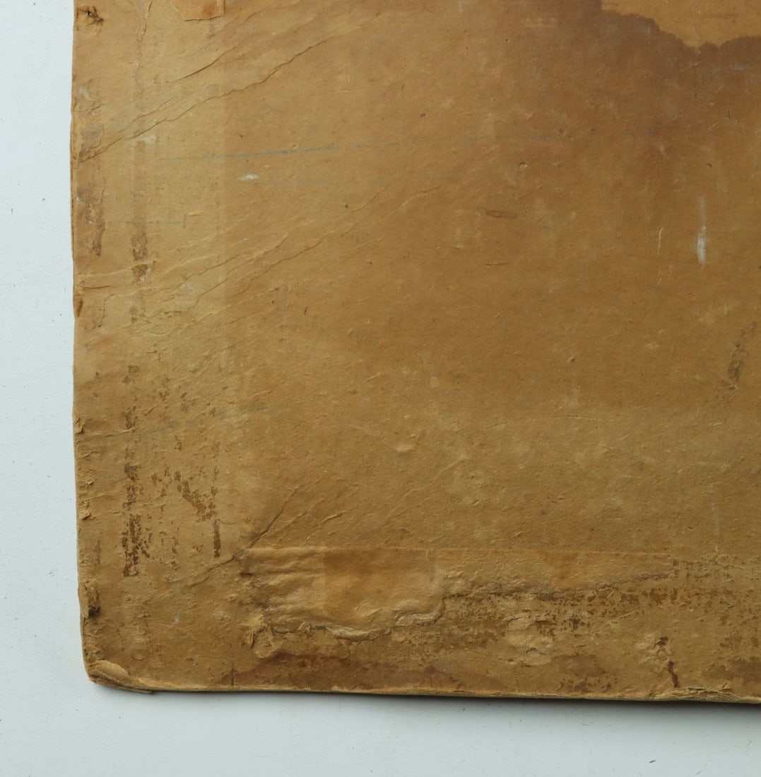 Artwork by Bernhard Zickendraht, Girl with Flowers on the Bench, Made of Oil On Board