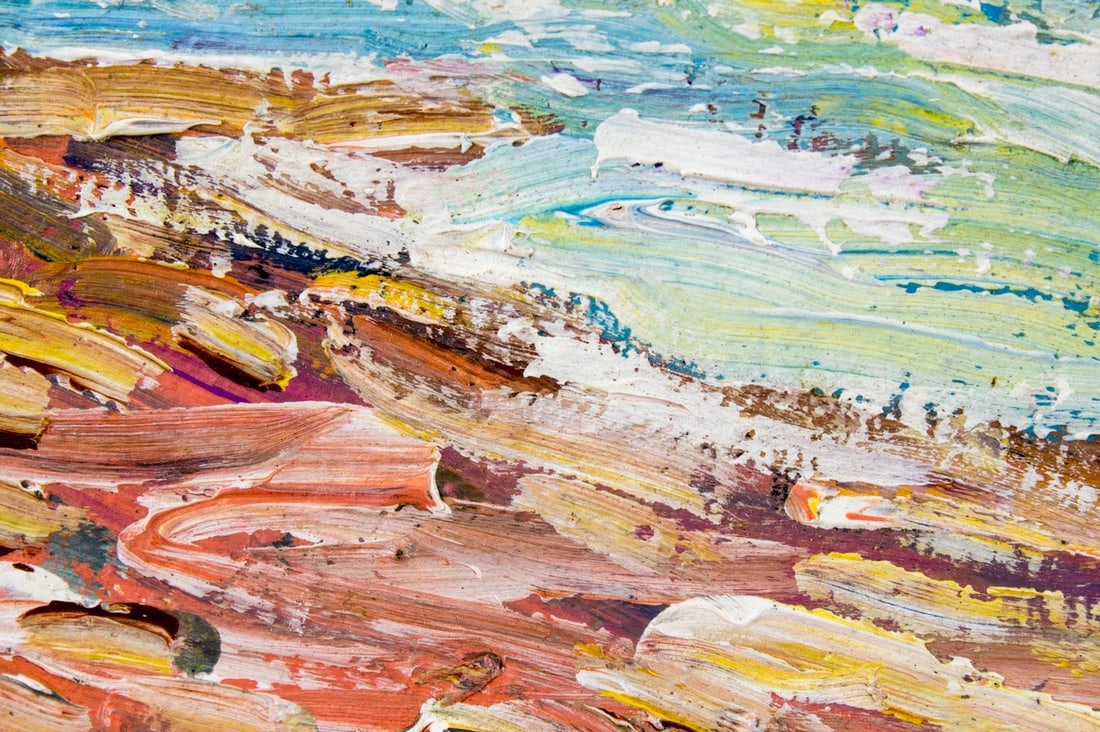 Artwork by Ambroise Domes, Haitian River Scene, Made of Oil On Canvas