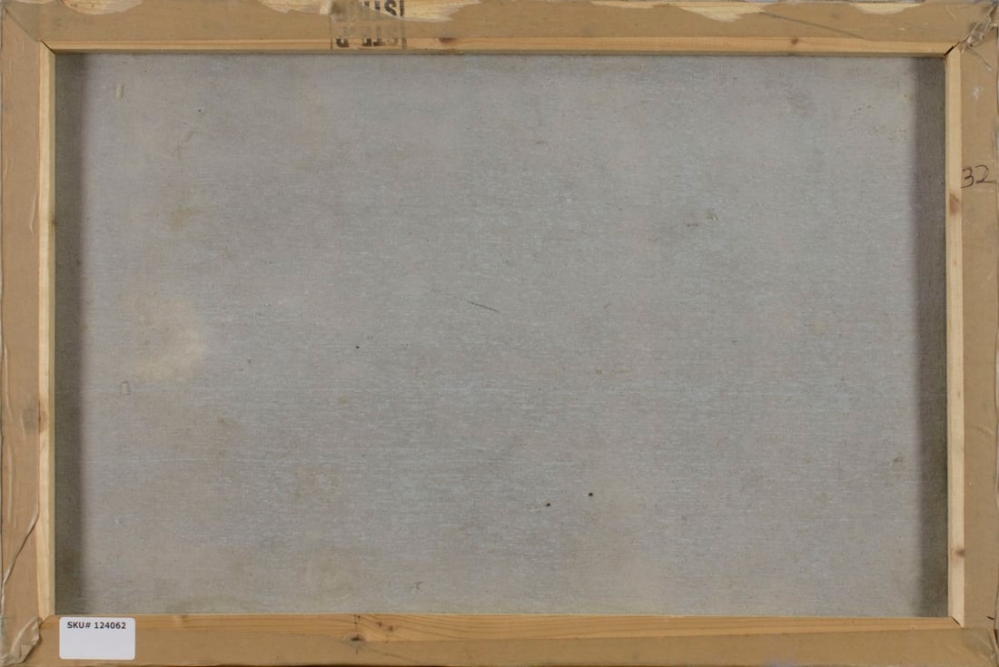 Artwork by Ambroise Domes, Haitian River Scene, Made of Oil On Canvas