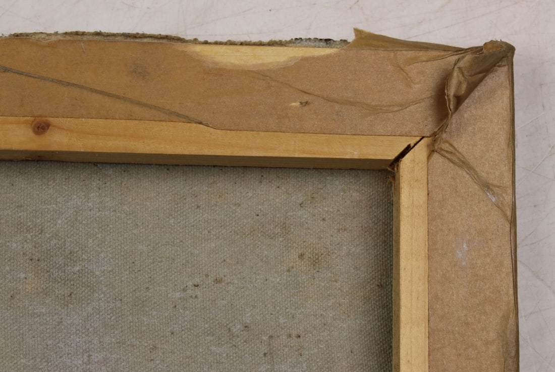 Artwork by Ambroise Domes, Haitian River Scene, Made of Oil On Canvas