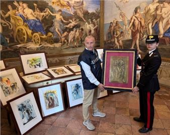 Italy art police seize 21 suspected fake works from Salvador Dalí show