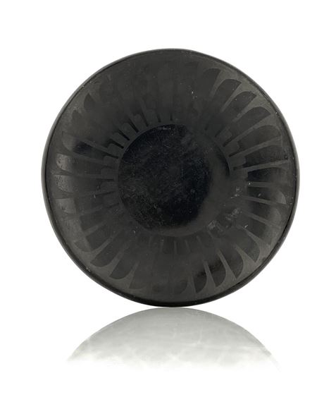 San Ildefonso Blackware Feather Plate