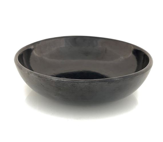 San Ildefonso Pueblo Plainware Open Bowl by Maria Montoya Martinez