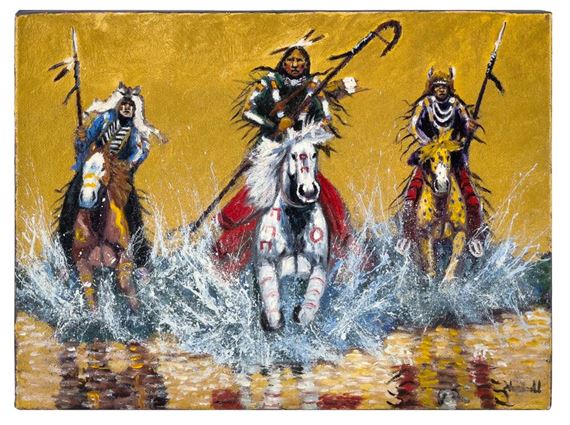 Raymond Nordwall | Three Riders (Circa 2005) | MutualArt