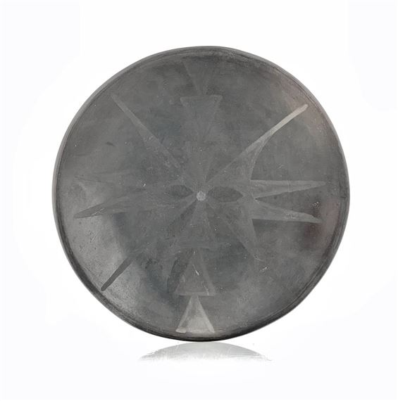San Ildefonso Pueblo Pottery Plate