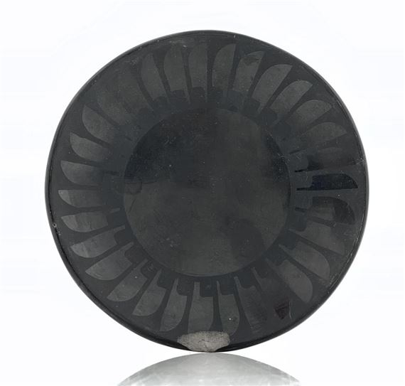 San Ildefonso Pueblo Feather Plate