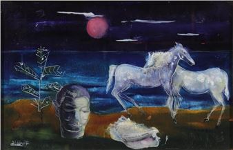 Nighttime dreamscape - Bert Hildebrandt