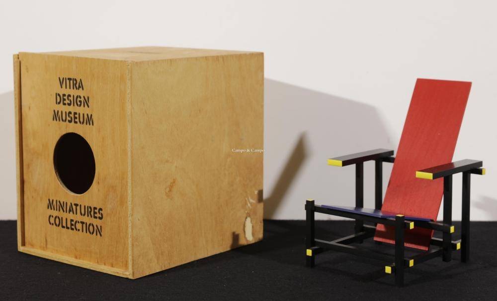 Artwork by Gerrit Rietveld, Red and Blue Chair