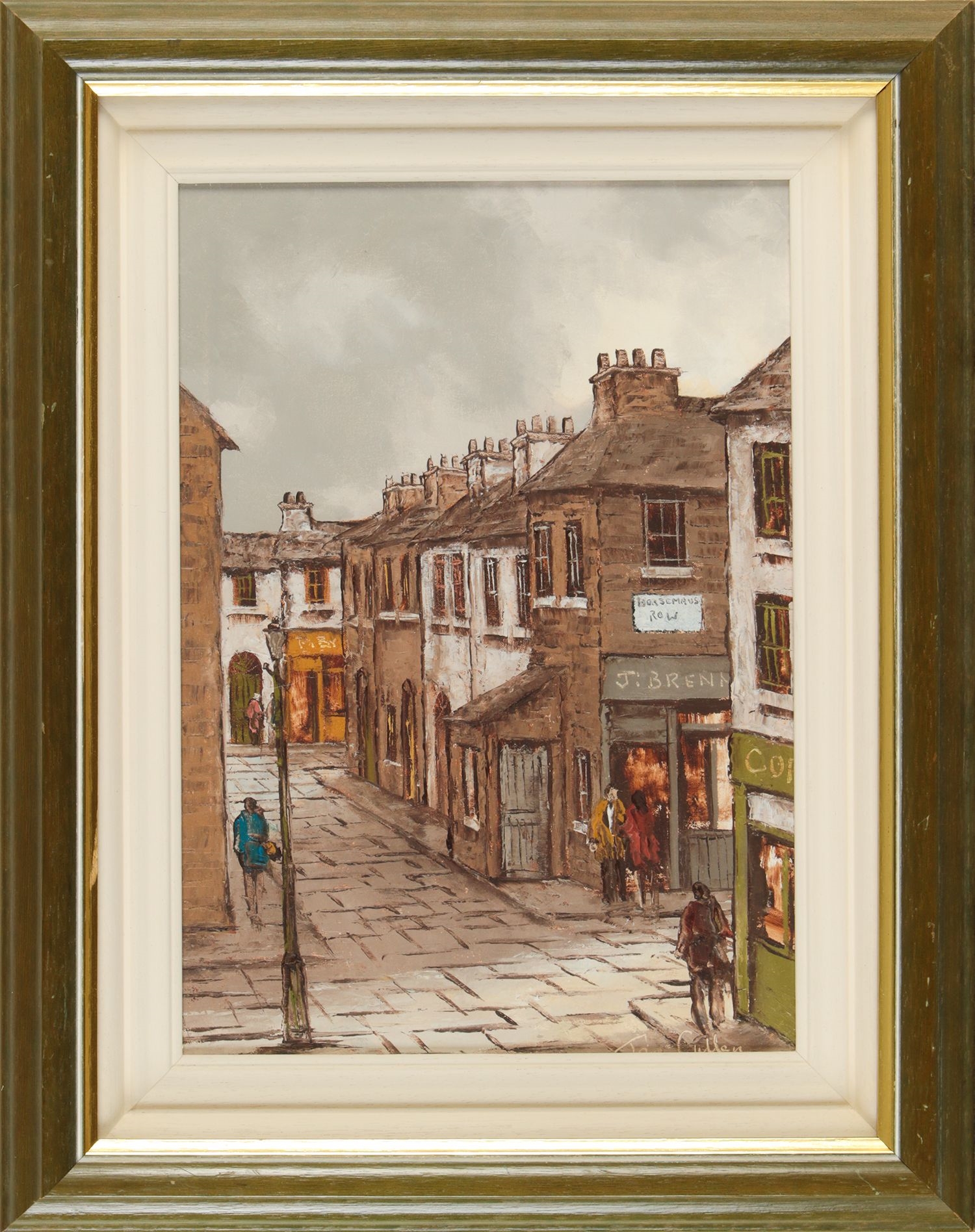 Artwork by Tom Cullen, HORSEMAN'S ROW, DUBLIN, Made of Oil On Canvas