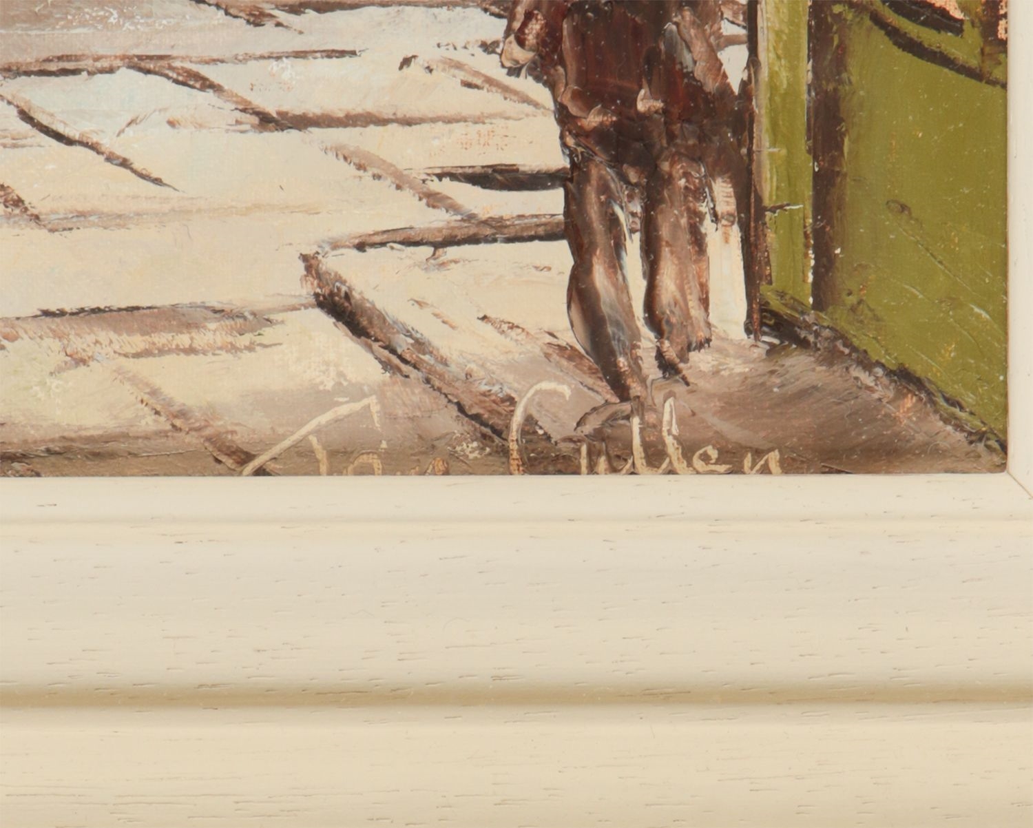 Artwork by Tom Cullen, HORSEMAN'S ROW, DUBLIN, Made of Oil On Canvas