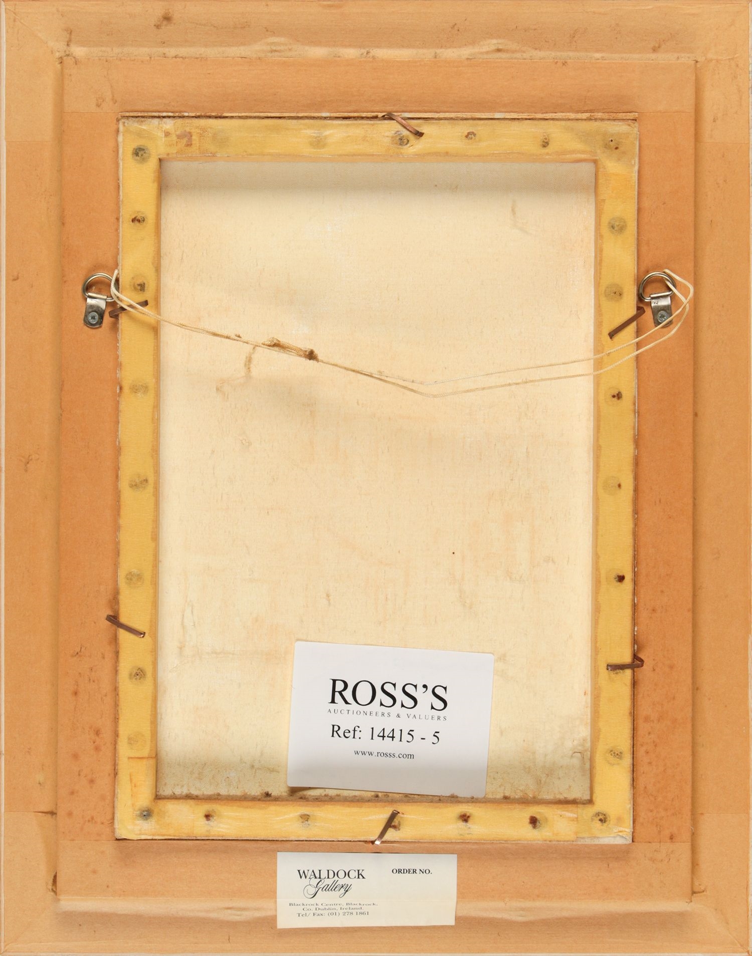 Artwork by Tom Cullen, HORSEMAN'S ROW, DUBLIN, Made of Oil On Canvas