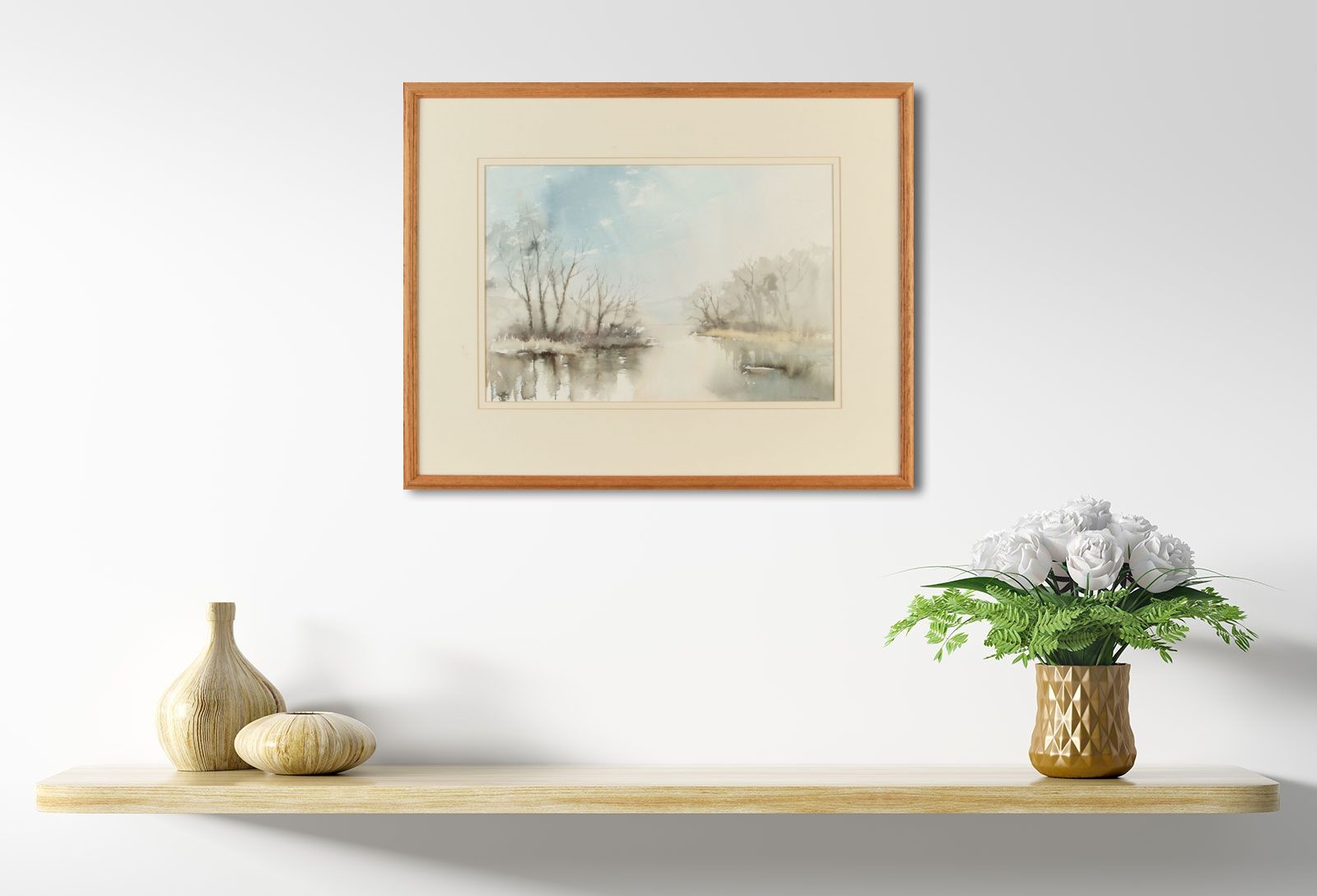 Artwork by Sandra Maze, JAMES BEACH RIVER QUOILE, Made of Watercolour Drawing