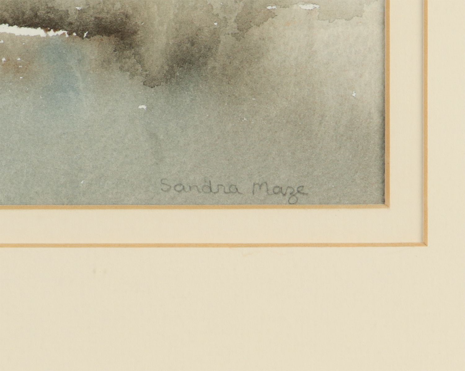 Artwork by Sandra Maze, JAMES BEACH RIVER QUOILE, Made of Watercolour Drawing