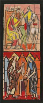 STAINED GLASS WINDOW DESIGN II - Evie Hone