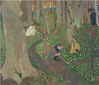 Avril ou Les anémones - Maurice Denis