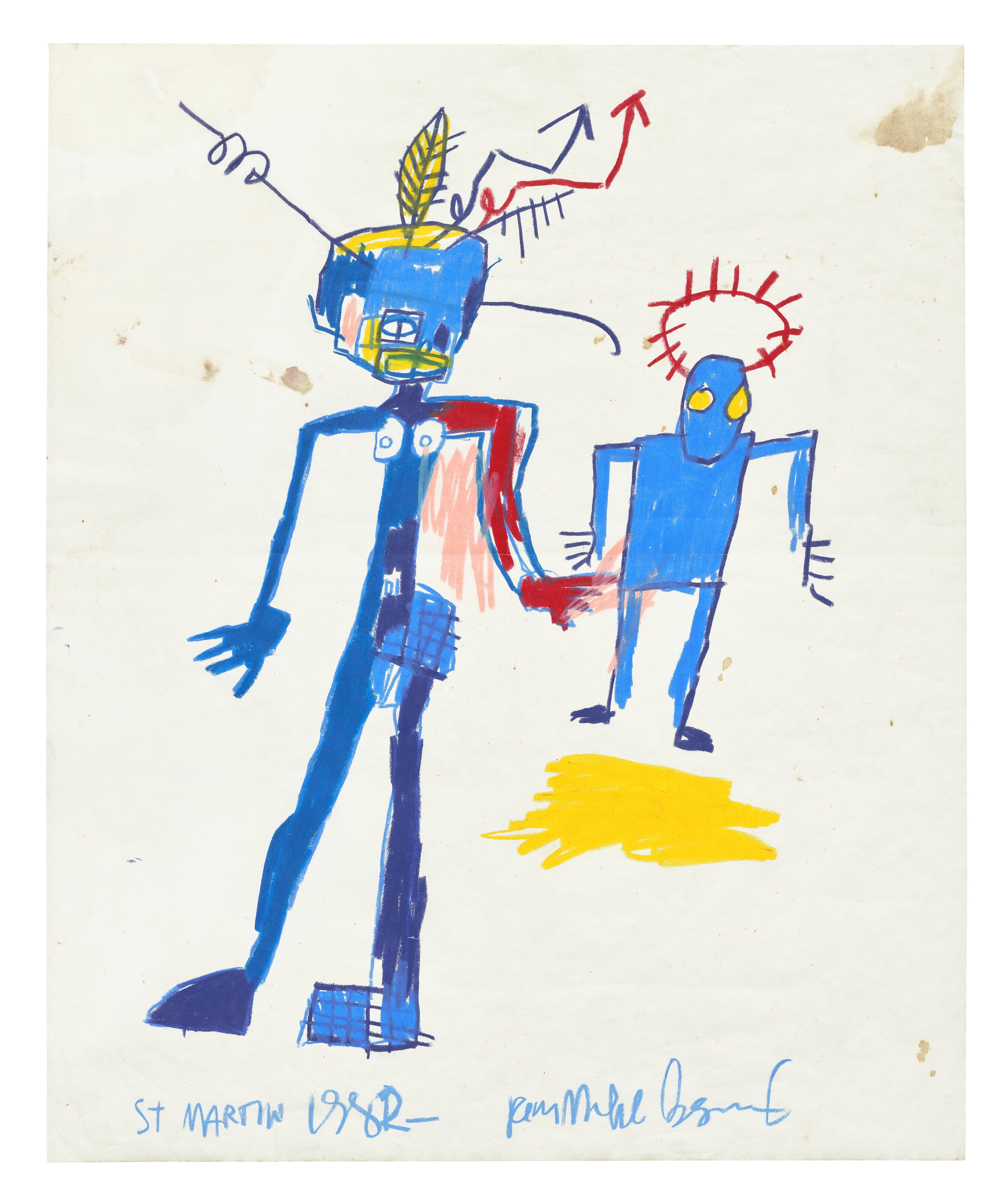 Jean-Michel Basquiat | Untitled (1982) | MutualArt