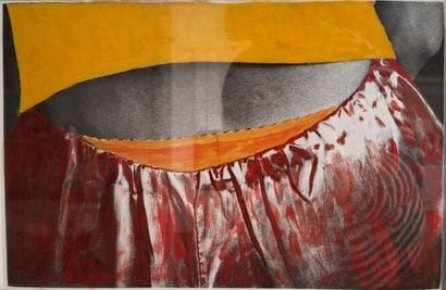 Artwork by Alain Filhol, Elastic back, Made of Acrylic On Photograph