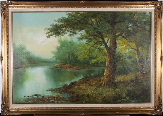 Untitled Ethereal Landscape by Irene Cafieri