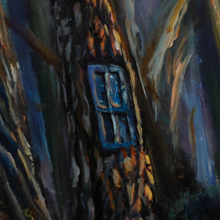 Artwork by Dylan Hodd, Understory, Made of Oil On Board