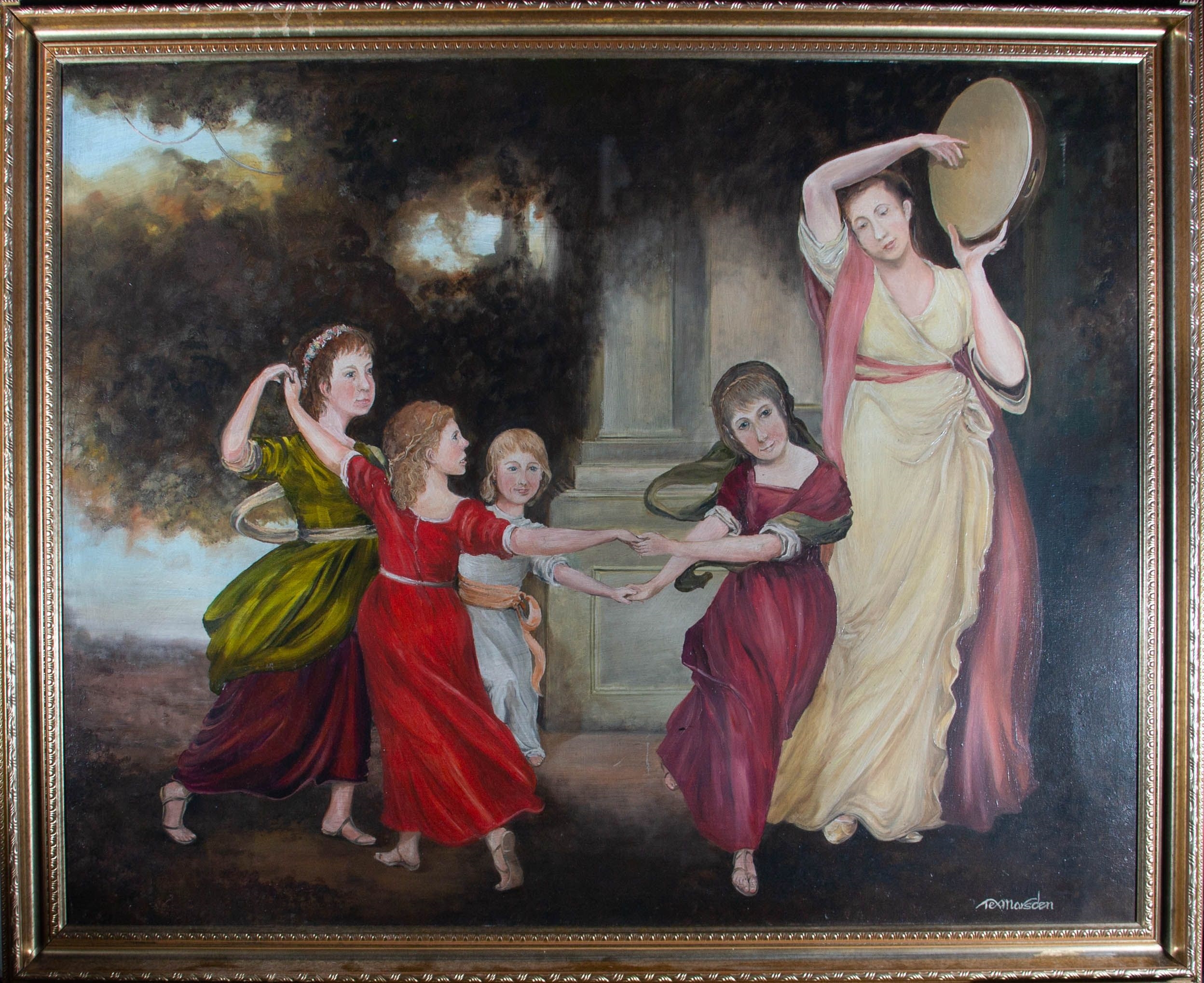 Artwork by George Romney, Rex Marsden, The Gower Children, Made of Oil On Canvas