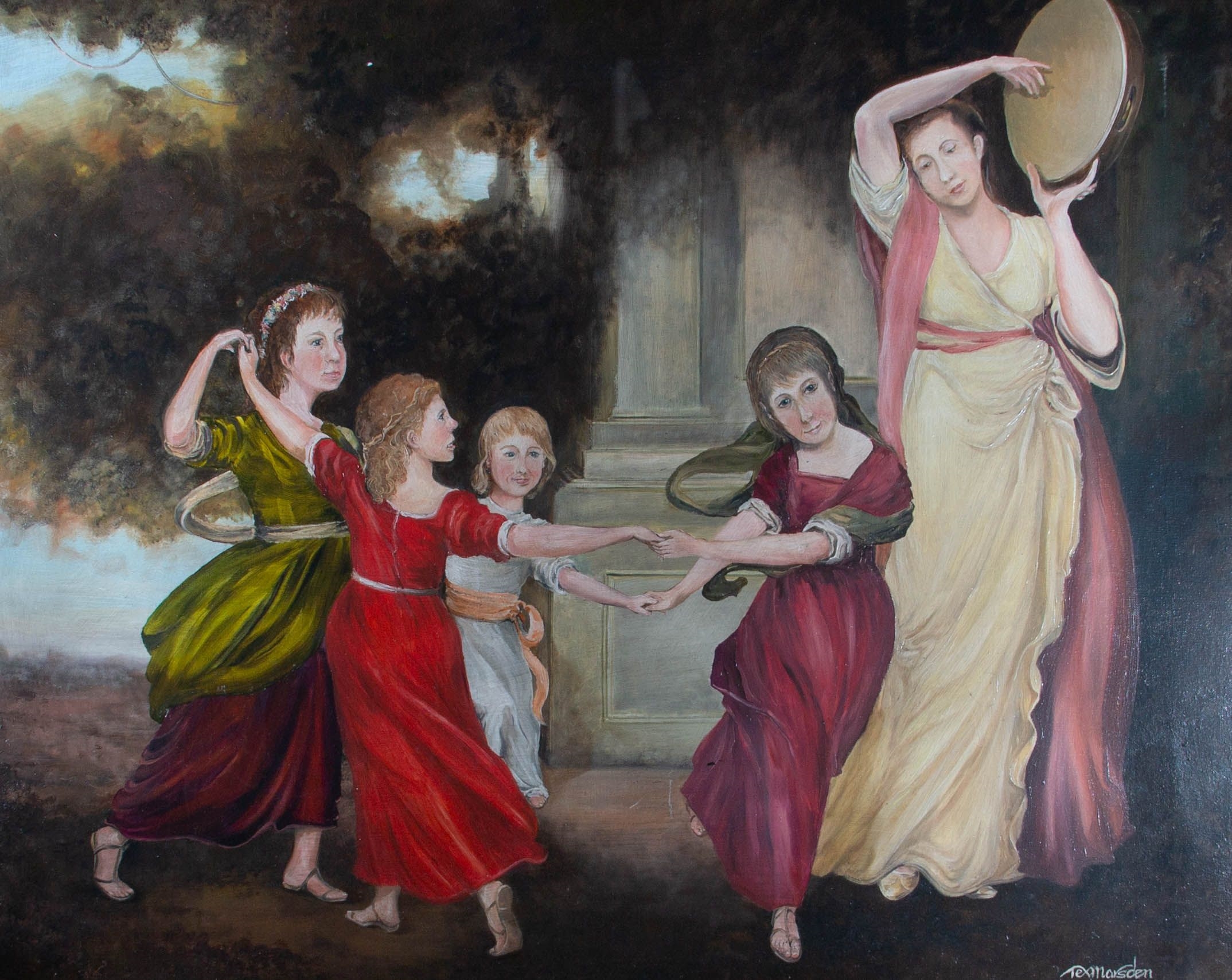 Artwork by George Romney, Rex Marsden, The Gower Children, Made of Oil On Canvas
