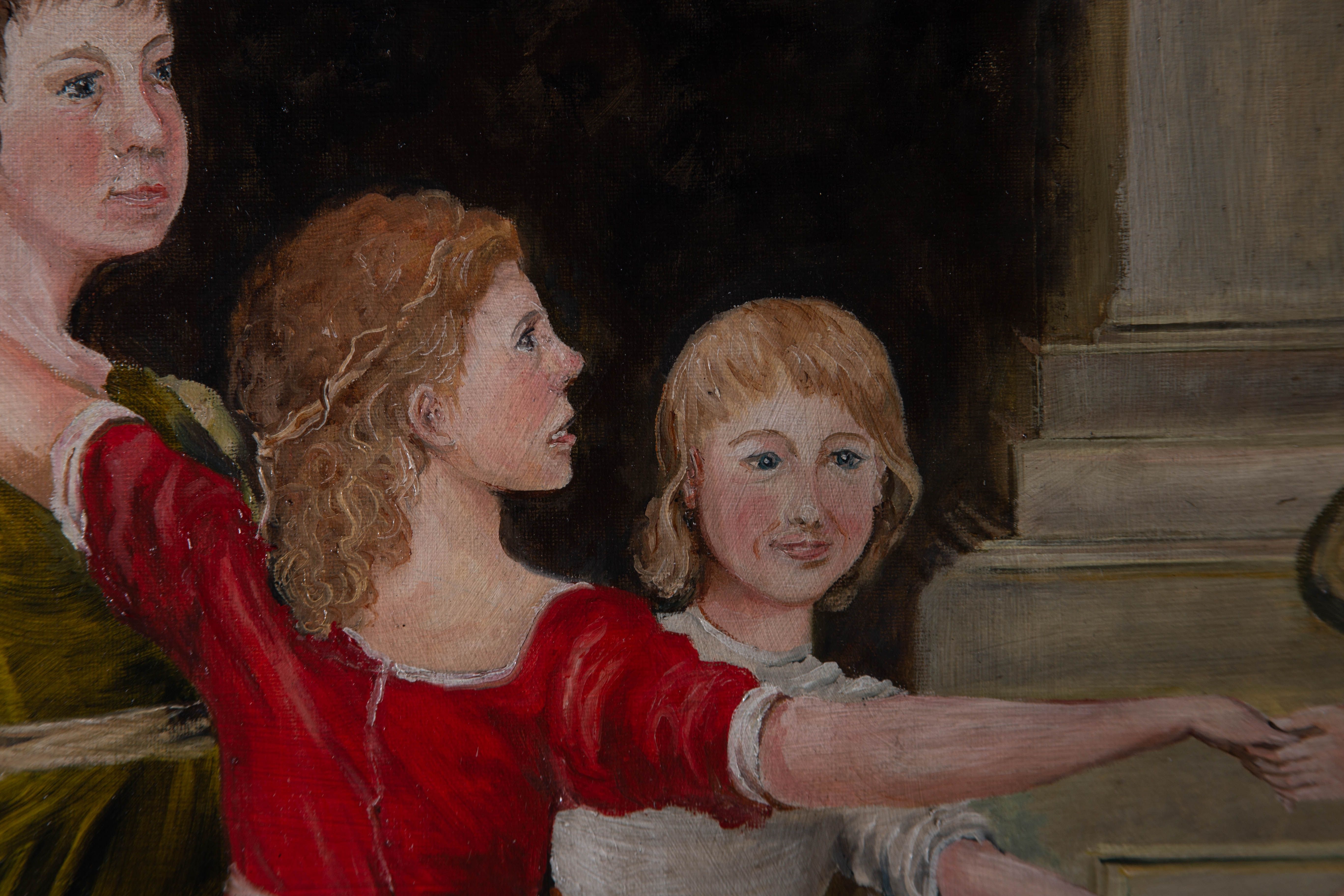 Artwork by George Romney, Rex Marsden, The Gower Children, Made of Oil On Canvas