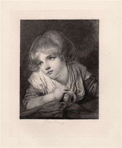 Girl with an Apple by Jean-Baptiste Greuze, 1877
