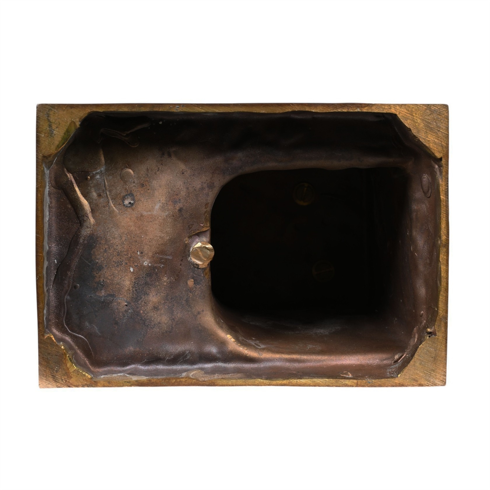 Artwork by José Herrera, SedÃ­cÃ­ Å¾enskÃ½ akt, Made of Bronz S HnäDou A Zelenou Patinou