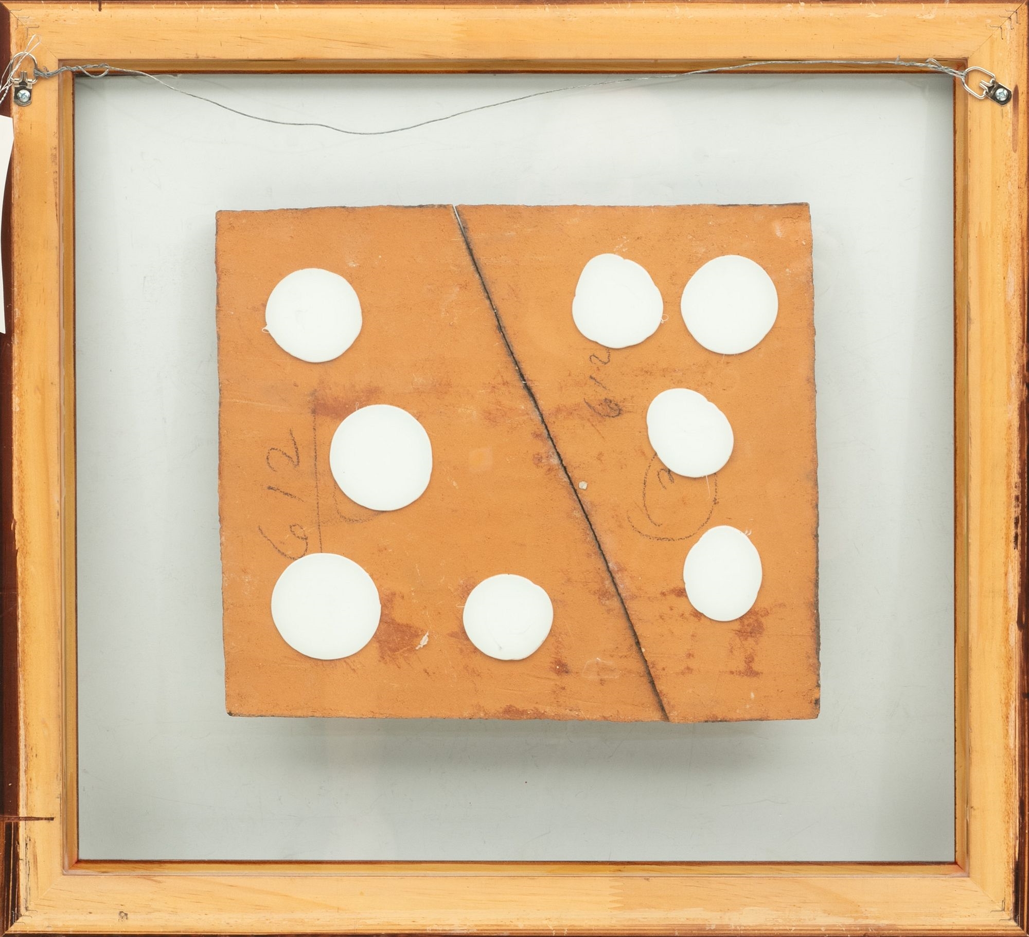 Artwork by J. Ruth, Three Figures, Made of Mixed Media With Tile