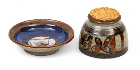 Plum Tree Pottery Grouping 2 PCS - John Glick