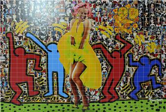 Marilyn nell'atelier Haring - Maria Murgia