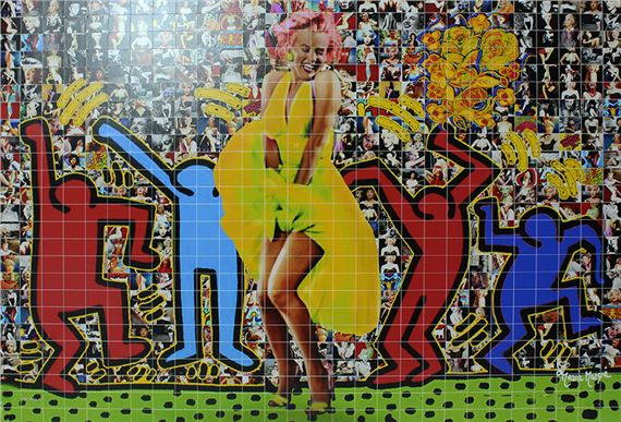 Marilyn nell'atelier Haring - Maria Murgia
